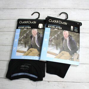 Cuddl Duds Men's Base Layer Shirt Pants Size S Waffle Thermal Underwear